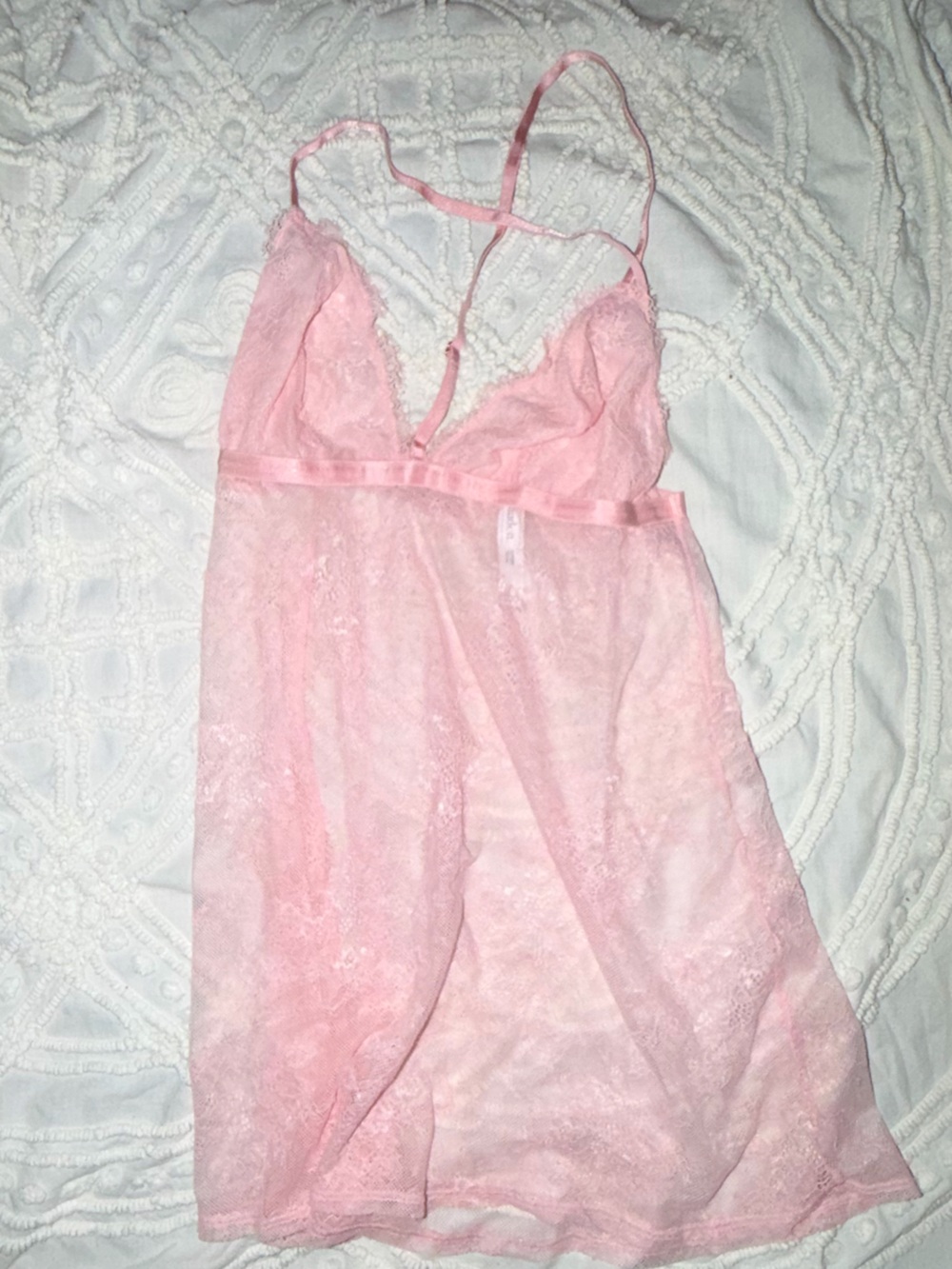 Auden Pale Pink Lace Slip
